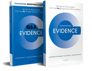 Evidence Revision Concentrate Pack: Law Revision and Study Guide (Concentrate)