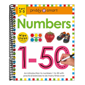 Wipe Clean Workbook: Numbers 1-50: Ages 3-5; Wipe-Clean with Pen