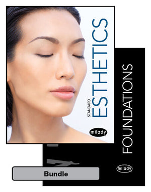 Bundle: Milady Standard Foundations with Standard Esthetics: Fundamentals + Student Workbook for Milady Standard Foundations + Student Workbook for Mi (12TH ed.)