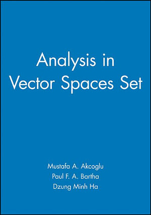 Analysis in Vector Spaces Set [With Solutions Manual] (1ST ed.)