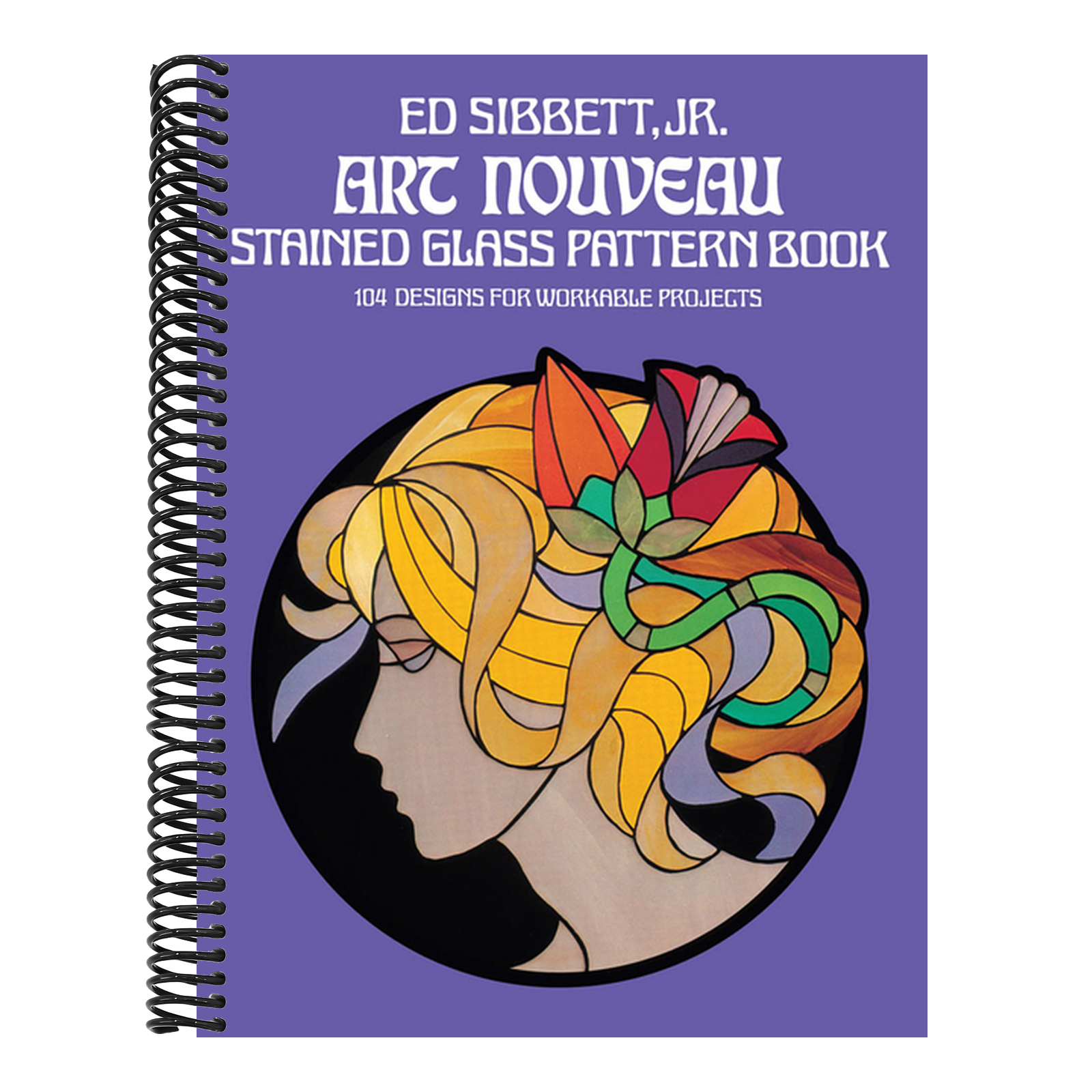 Art Nouveau Stained Glass Pattern Book