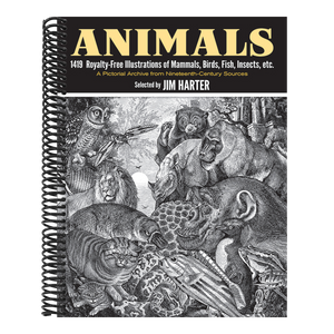 Animals: 1419 Royalty-Free Illustrations of Mammals, Birds, Fish, Insects, Etc.