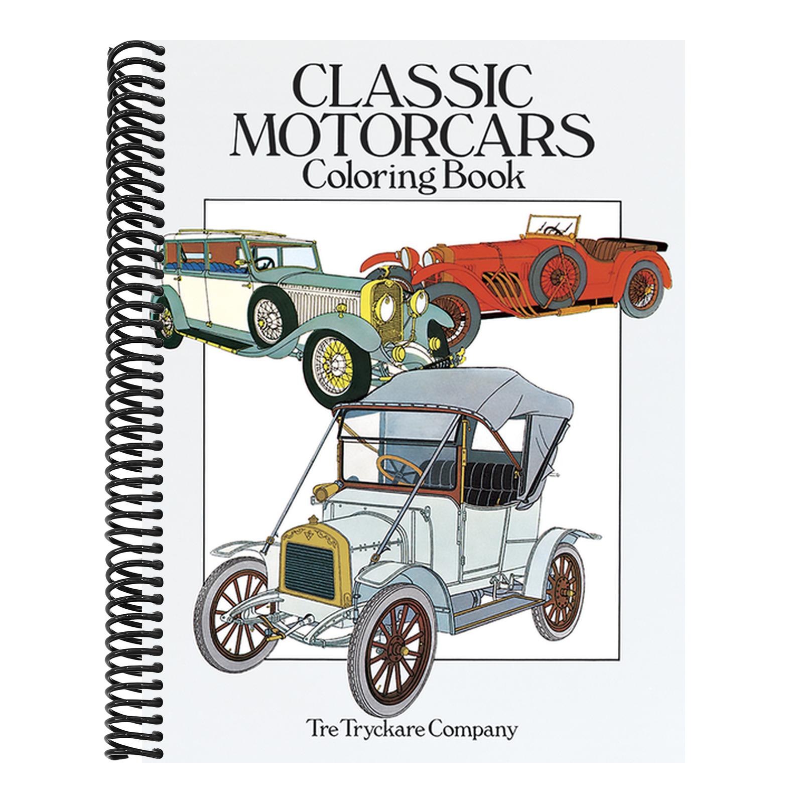 Classic Motorcars Coloring Book