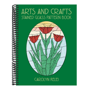 Arts and Crafts Stained Glass Pattern Book