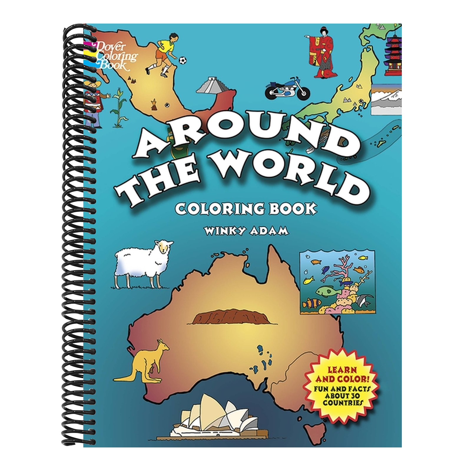 Around the World Coloring Book