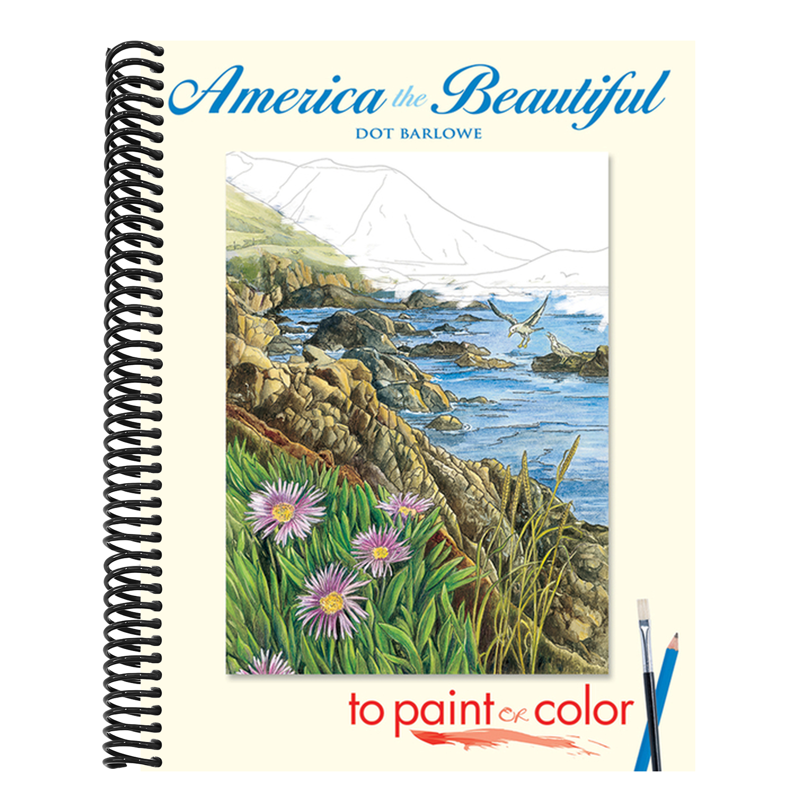 America the Beautiful to Paint or Color