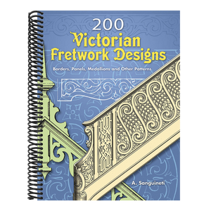 200 Victorian Fretwork Designs: Borders, Panels, Medallions and Other Patterns