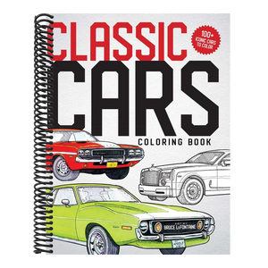 Classic Cars Coloring Book