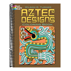 Aztec Designs Coloring Book (Green)