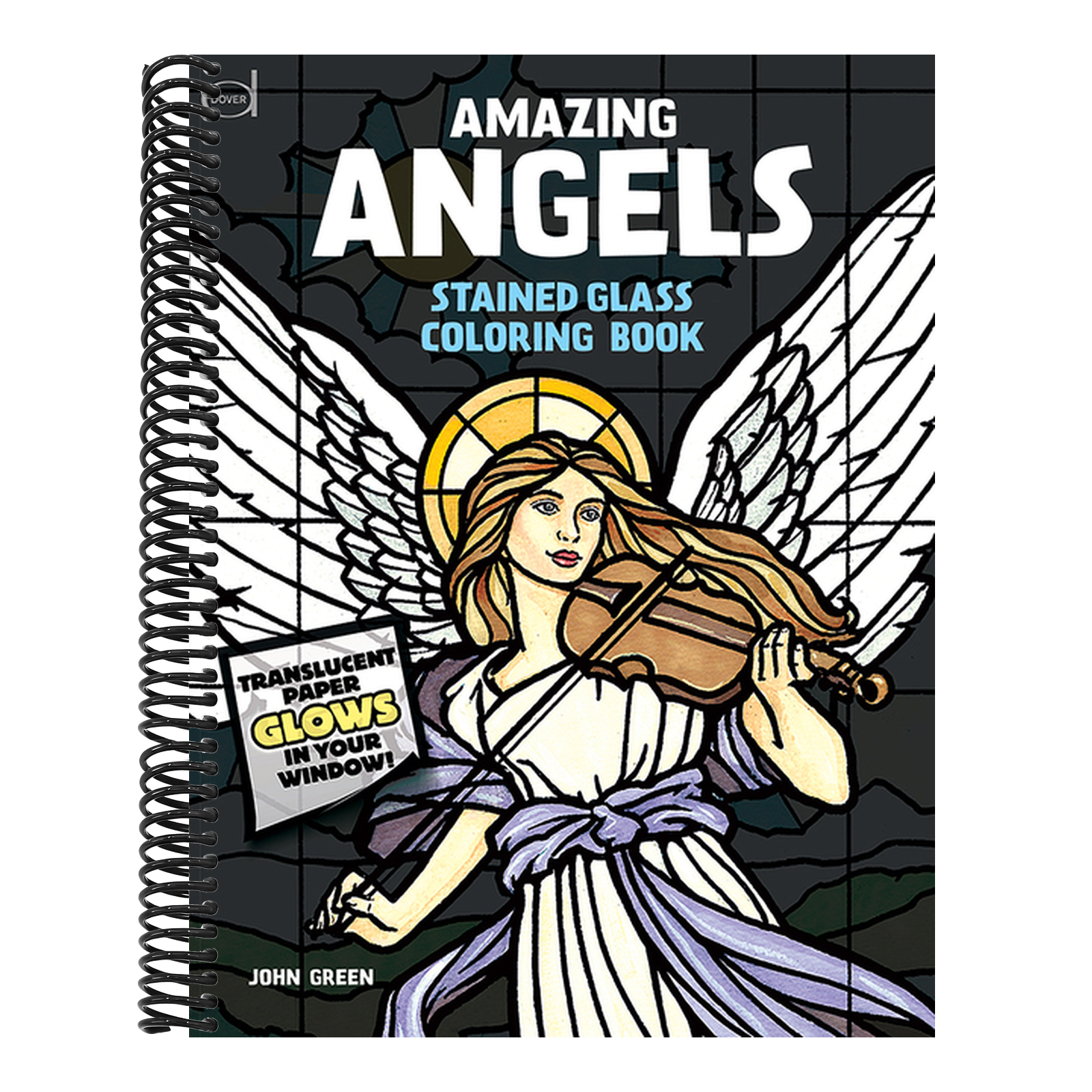 Amazing Angels Stained Glass Coloring Book