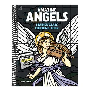 Amazing Angels Stained Glass Coloring Book