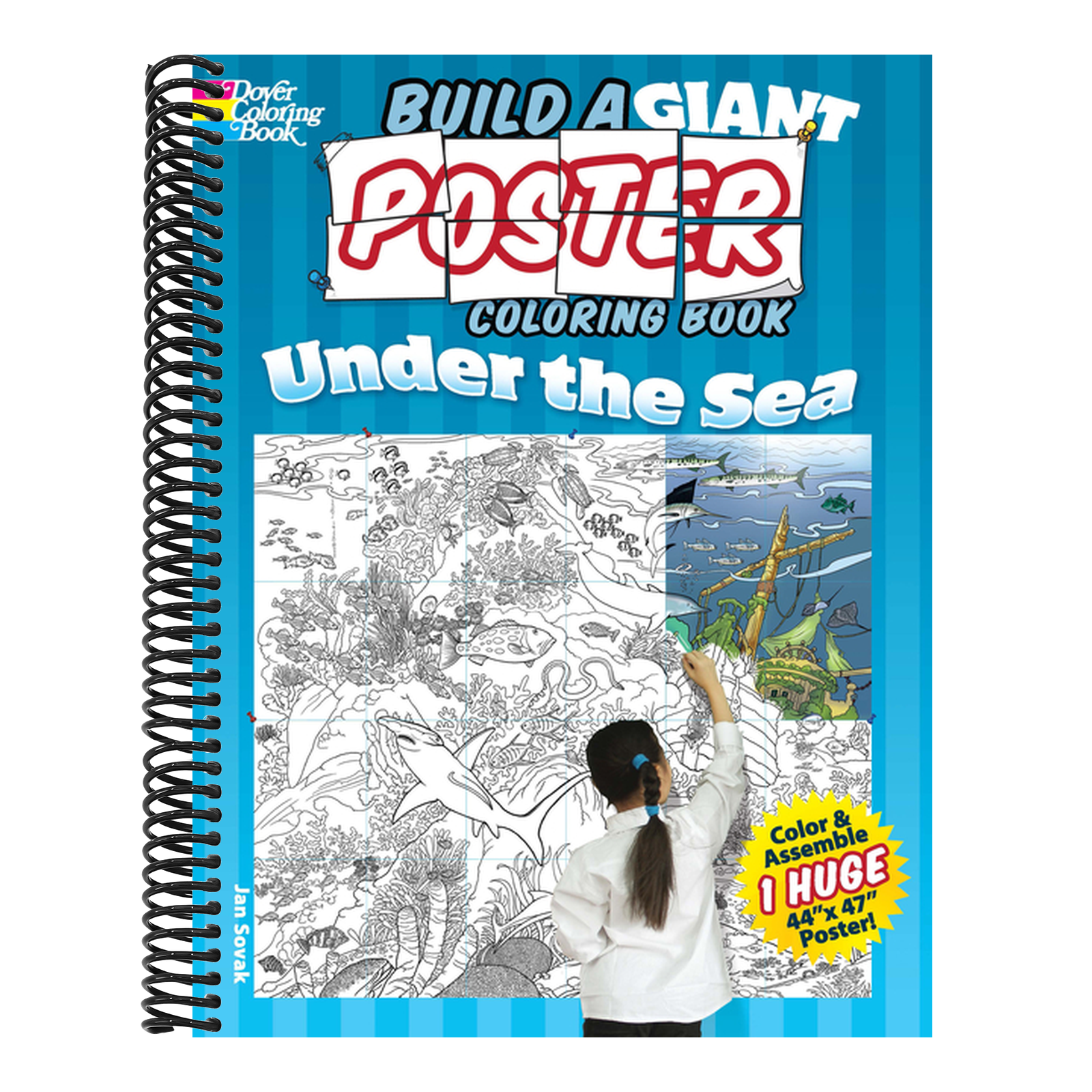 Build a Giant Poster Coloring Book -- Under the Sea