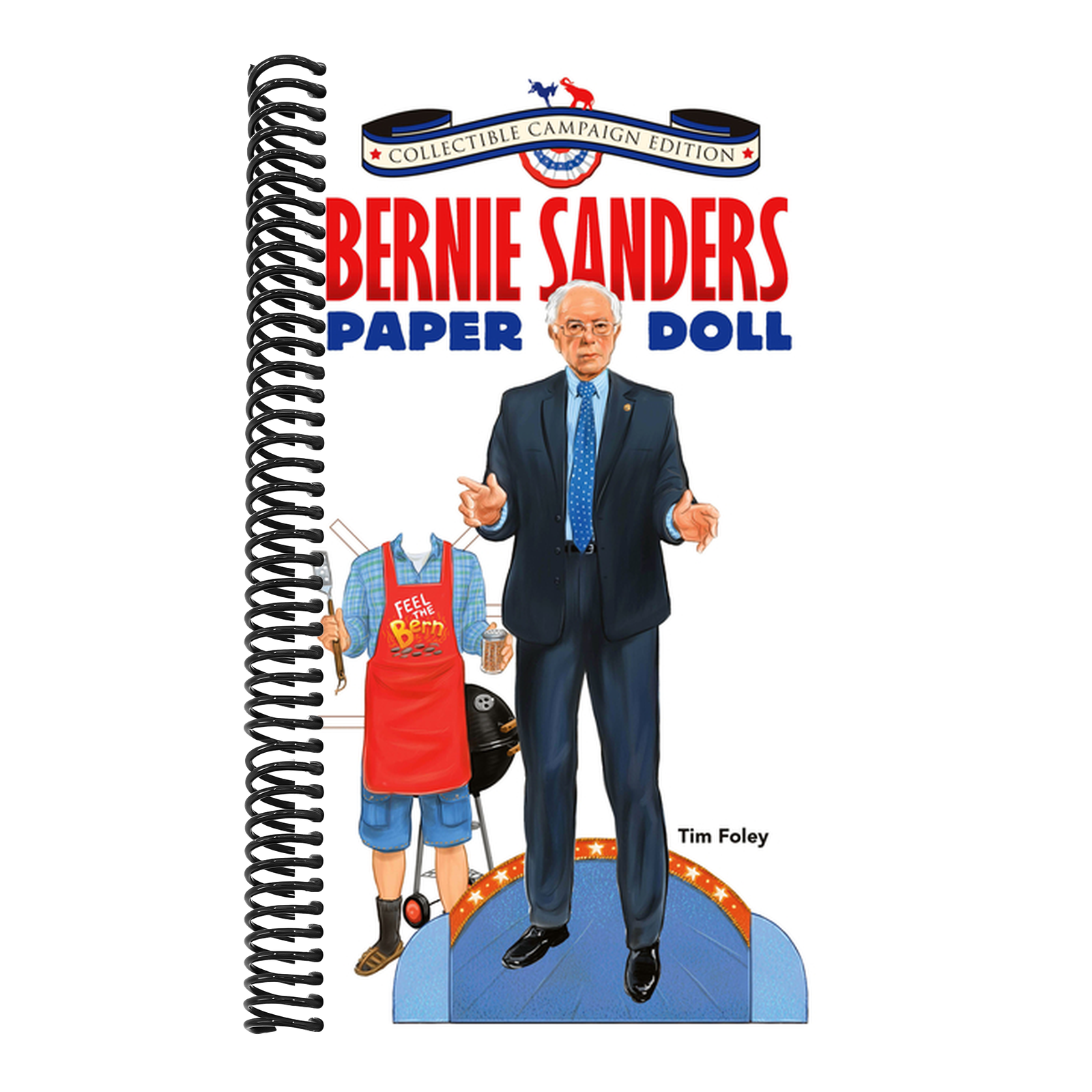 Bernie Sanders Paper Doll Collectible 2016 Campaign Edition