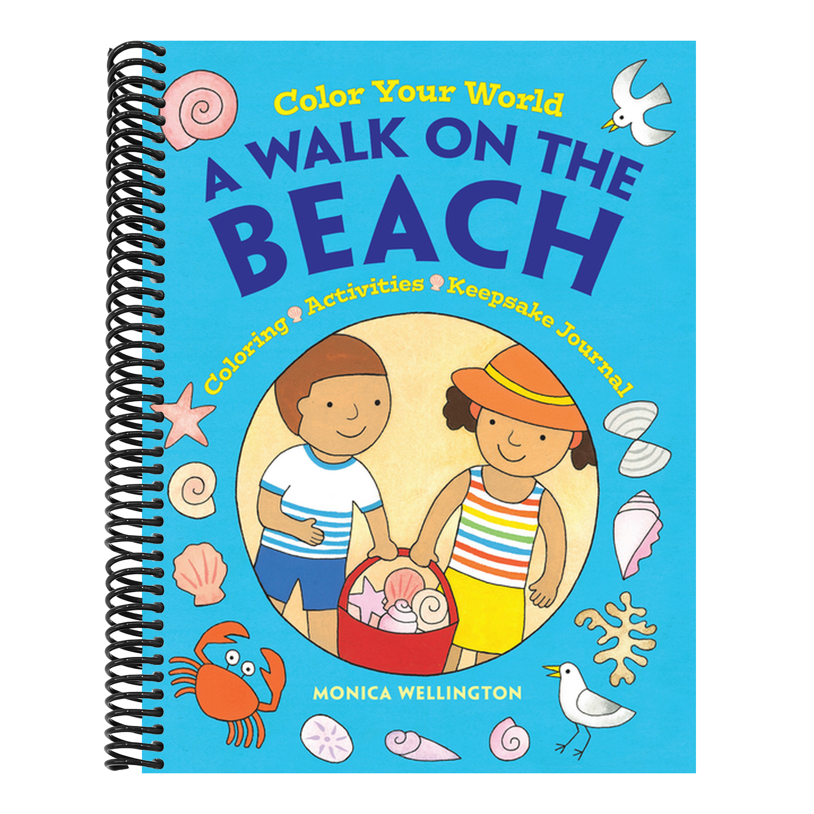 Color Your World: A Walk on the Beach: Coloring, Activities & Keepsake Journal