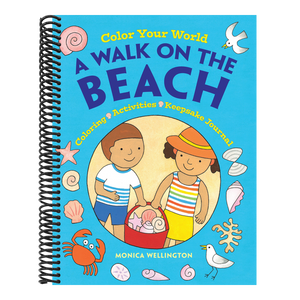 Color Your World: A Walk on the Beach: Coloring, Activities & Keepsake Journal