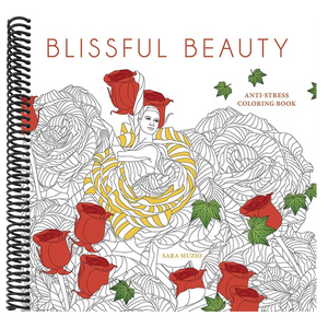 Blissful Beauty Coloring Book: Anti-Stress Coloring Book