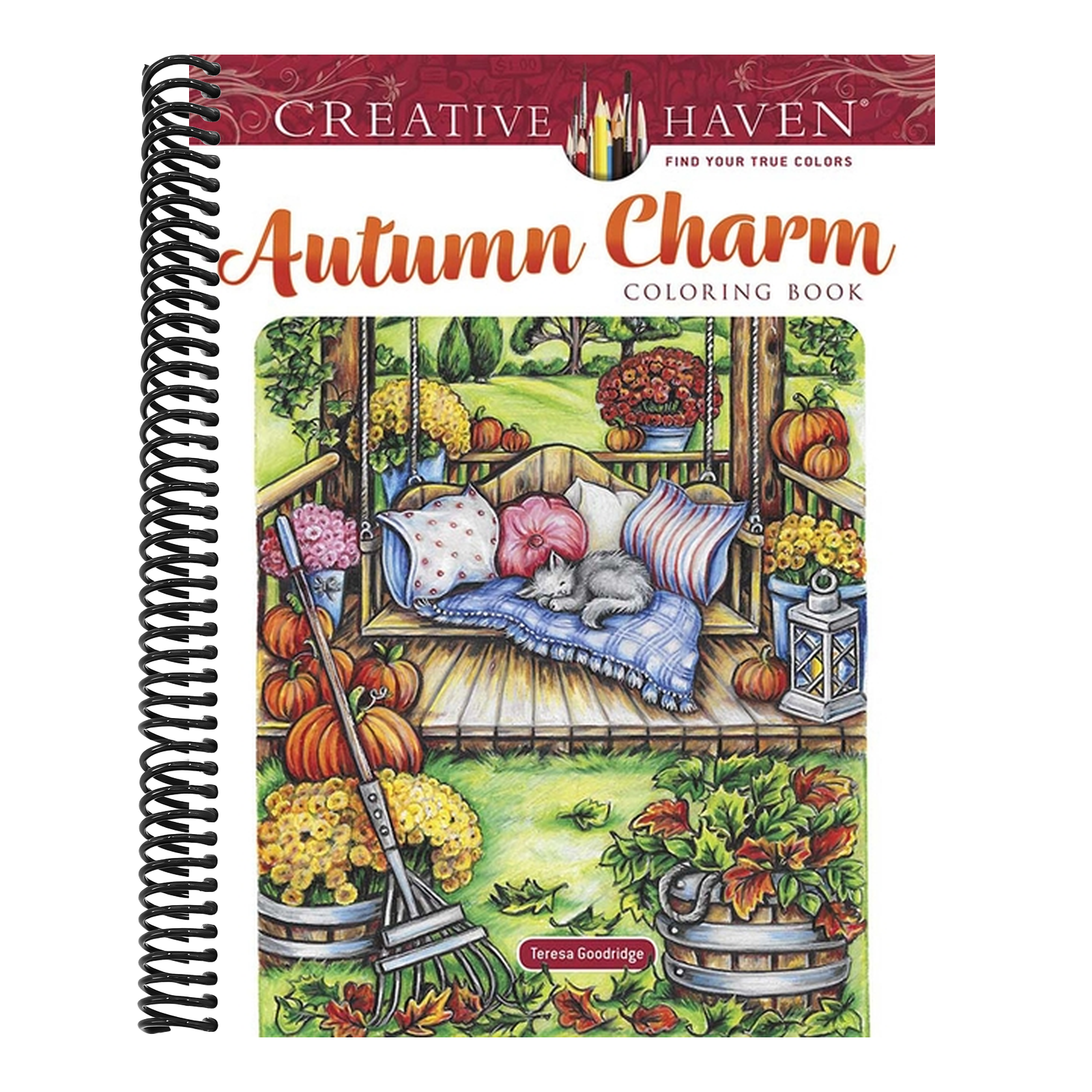 Creative Haven Autumn Charm Coloring Book