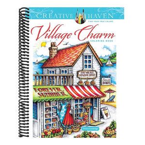 Creative Haven Village Charm Coloring Book