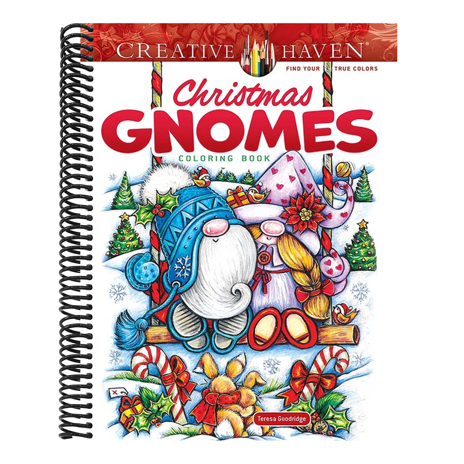 Creative Haven Christmas Gnomes Coloring Book