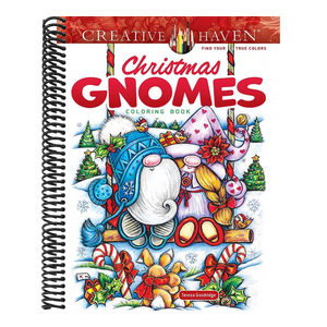 Creative Haven Christmas Gnomes Coloring Book