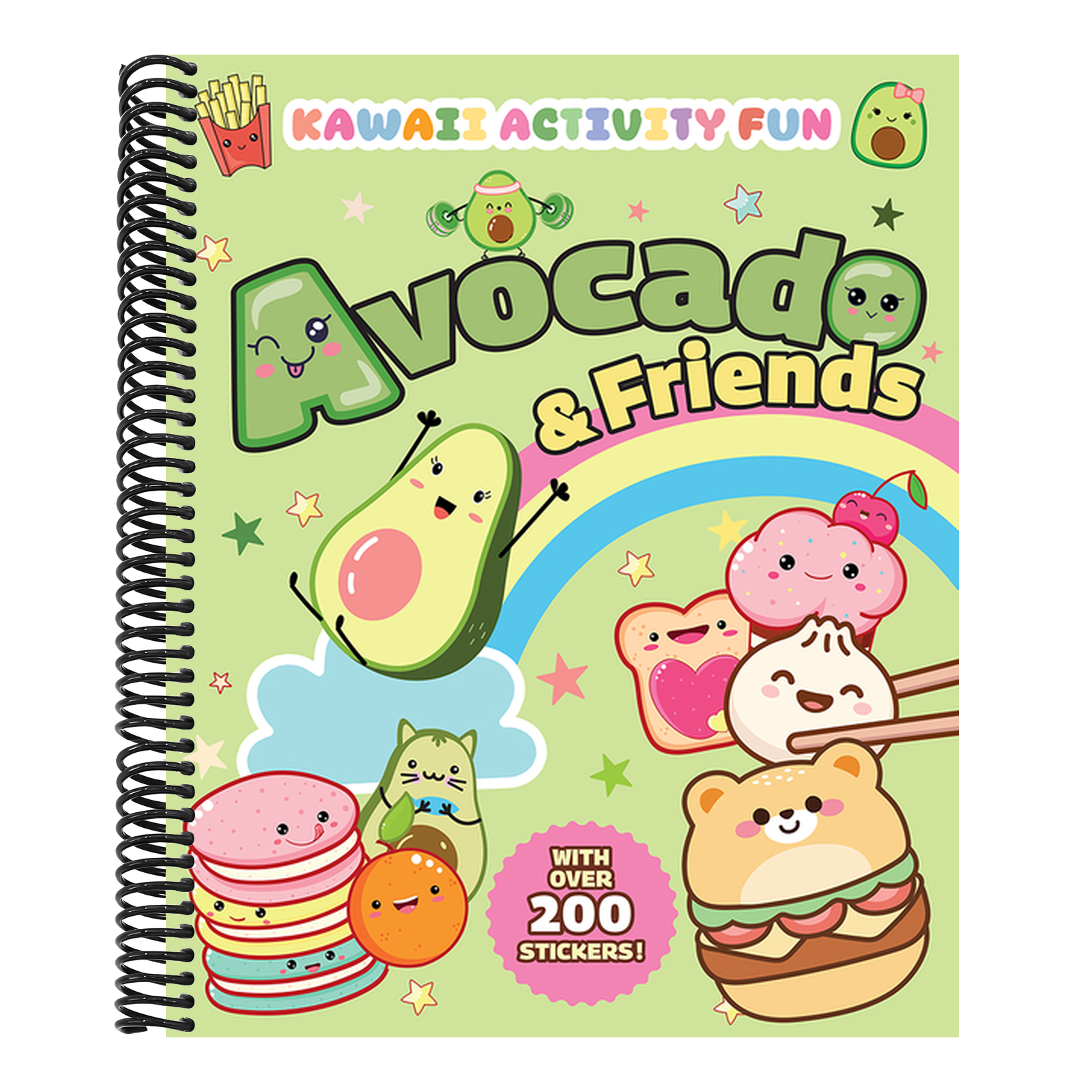 Avocado & Friends: Kawaii Activity Fun (with Over 200 Stickers!)