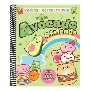 Avocado & Friends: Kawaii Activity Fun (with Over 200 Stickers!)