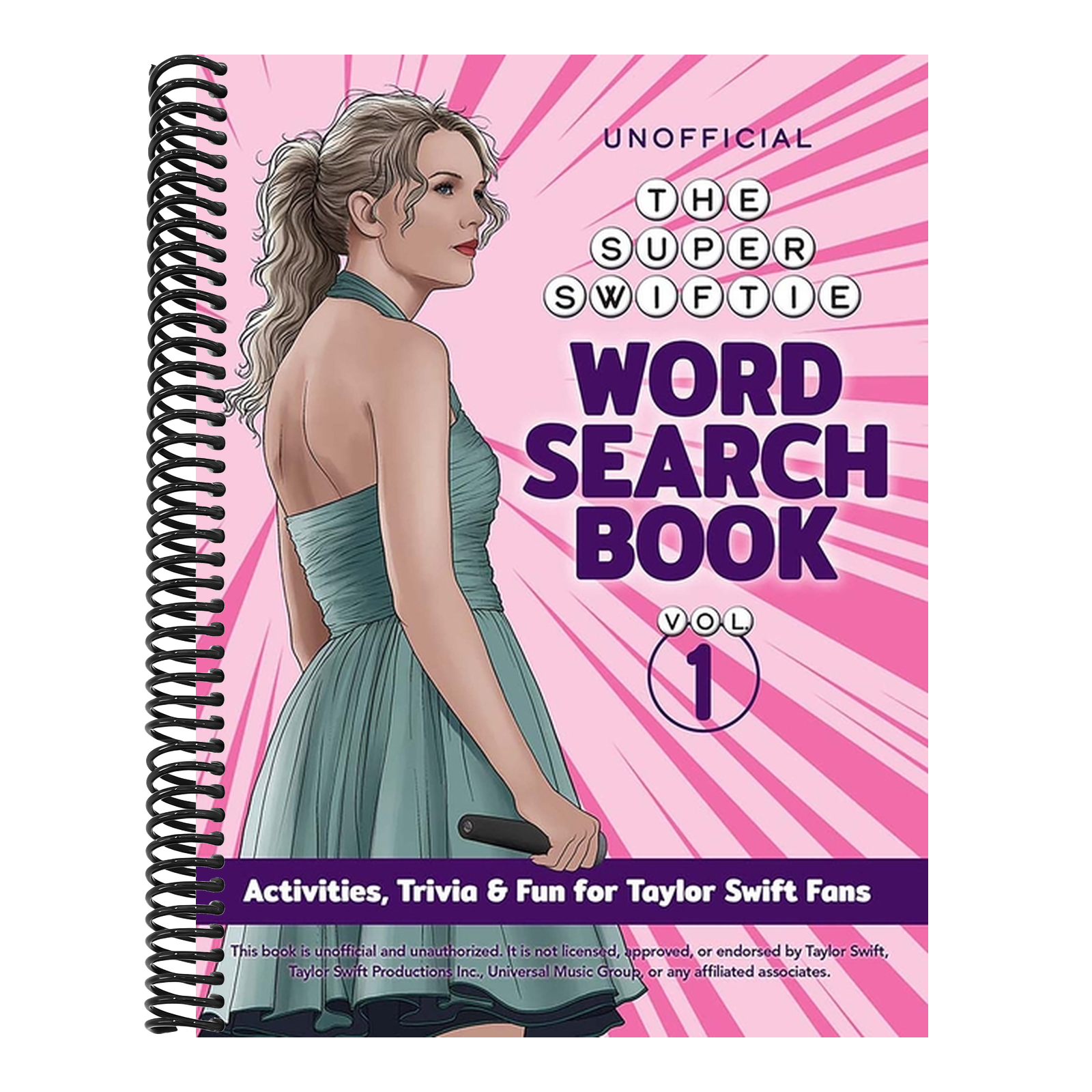 The Unofficial Super Swiftie Word Search Book (Volume 1): Activities, Trivia & Fun for Taylor Swift Fans