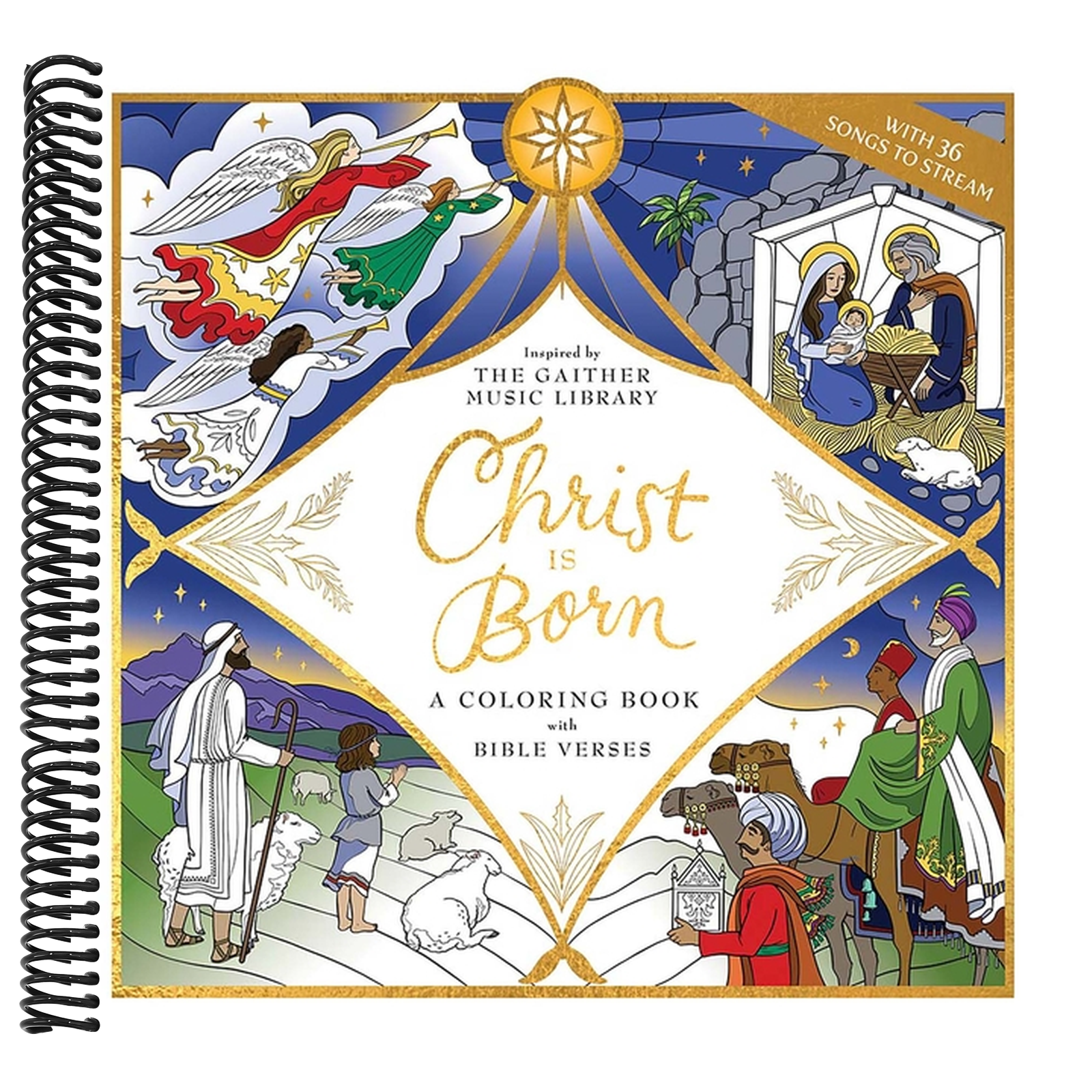 Christ Is Born: A Coloring Book with Bible Verses