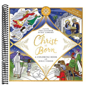 Christ Is Born: A Coloring Book with Bible Verses