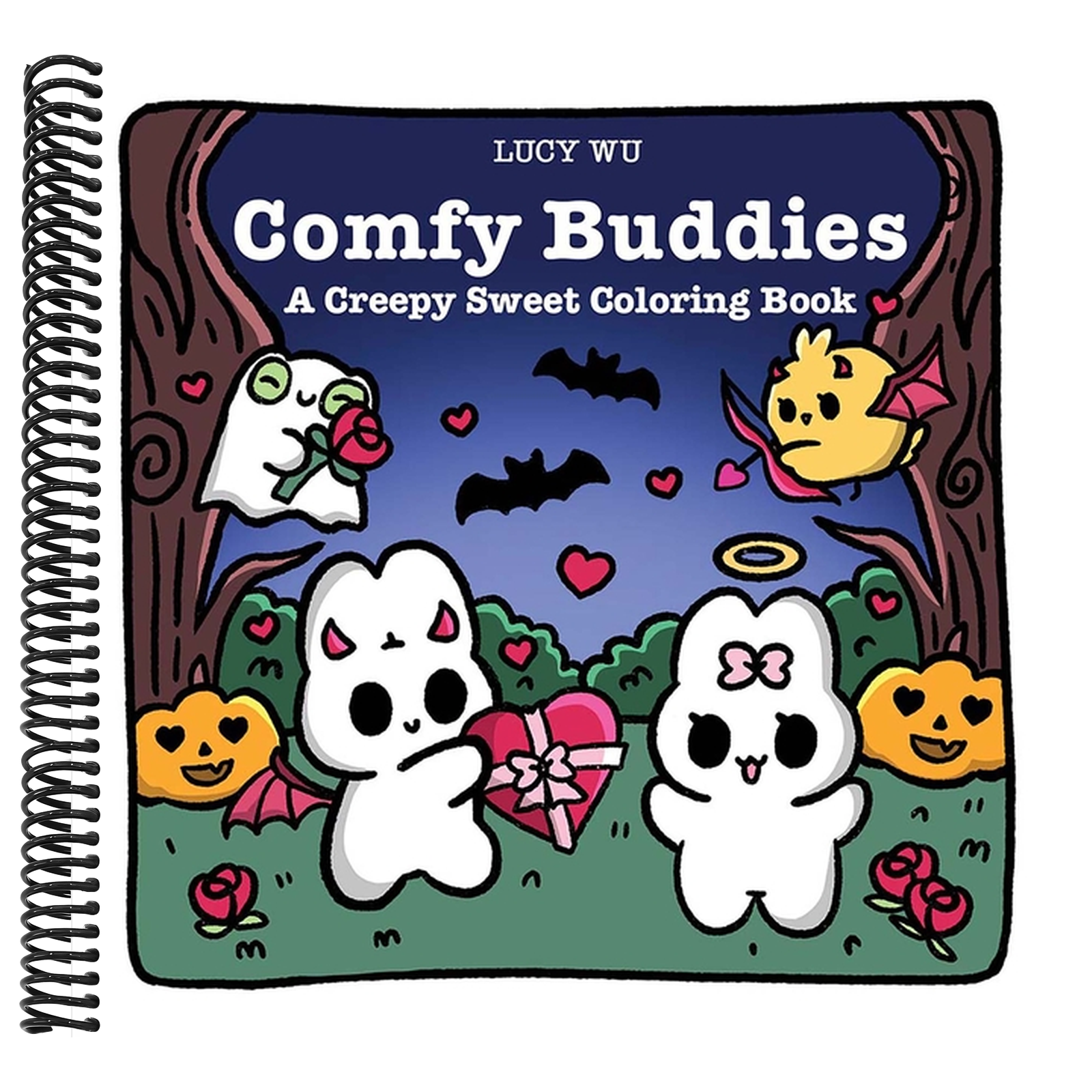 Comfy Buddies: A Creepy Sweet Coloring Book