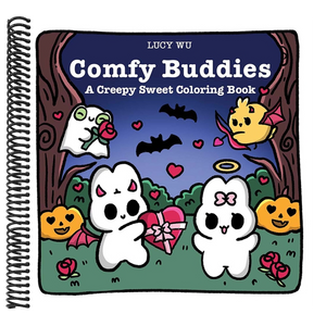 Comfy Buddies: A Creepy Sweet Coloring Book