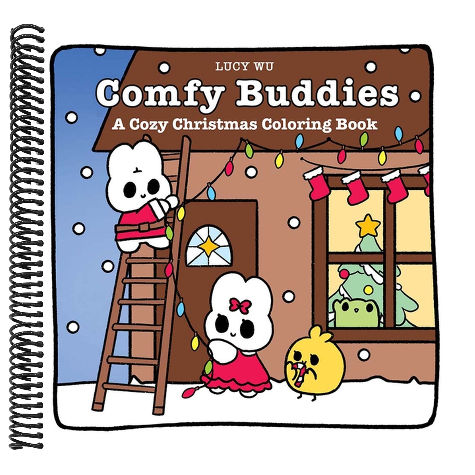 Comfy Buddies: A Cozy Christmas Coloring Book
