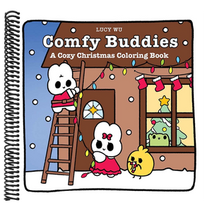 Comfy Buddies: A Cozy Christmas Coloring Book