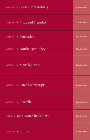 The Cambridge Edition of the Works of Jane Austen 9 Volume Hardback Set (Cambridge Edition of the Works of Jane Austen)