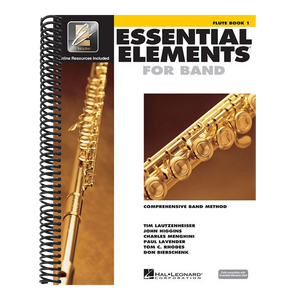 Essential Elements for Band Flute Book 1 with Eei Beginner Flute Sheet Music and Online Resources Hal Leonard Instructional Songbook for Students and