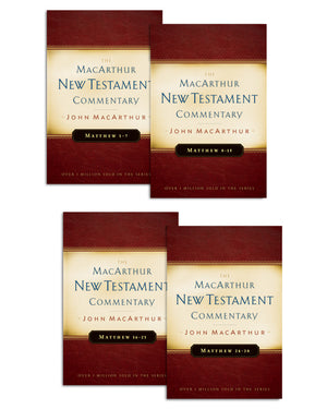 Matthew 1-28 MacArthur New Testament Commentary Four Volume Set (MacArthur New Testament Commentary)