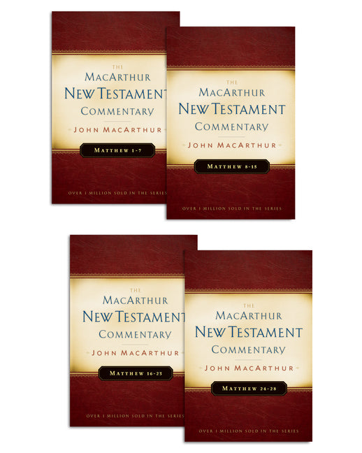 Matthew 1-28 MacArthur New Testament Commentary Four Volume Set (MacArthur New Testament Commentary)