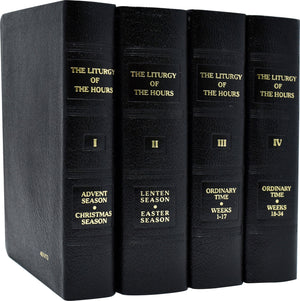 Liturgy of the Hours (Set of 4) (Leather)