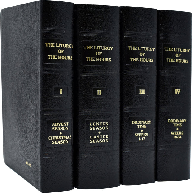 Liturgy of the Hours (Set of 4) (Leather)