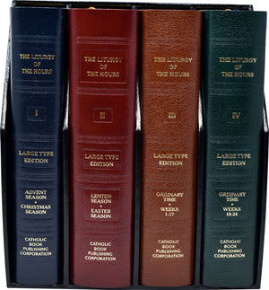 Liturgy of the Hours (Set of 4) (Leather)