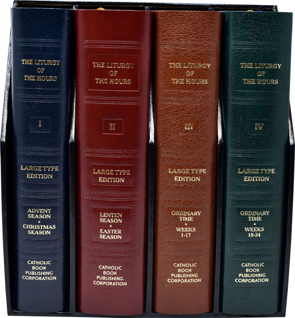 Liturgy of the Hours (Set of 4) (Leather)