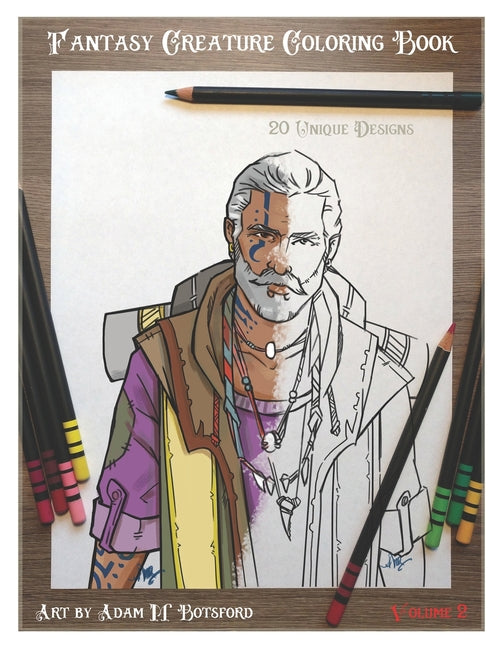 Fantasy Creature Coloring Book: Volume 2