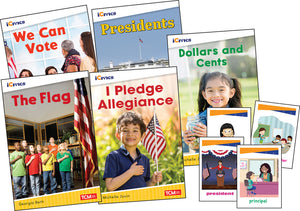 Icivics Grade K: Leadership & Responsibility 5-Book Set + Game Cards [With Cards] (Icivics) (1ST ed.)