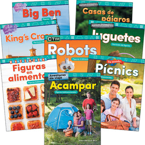 Geometry Grades K-1 Spanish: 8-Book Set (Mathematics in the Real World) (1ST ed.)