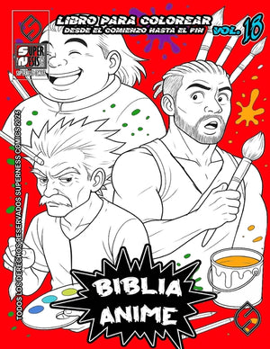 Biblia Anime Desde El Inicio Hasta El Final Vol 18: libro para colorear