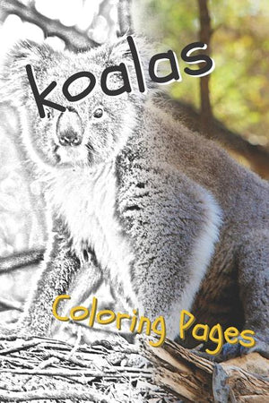 Koala Coloring Pages: Beautiful Drawings for Adults Relaxation and for Kids
