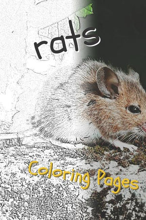 Rat Coloring Pages: Beautiful Rats Drawings for Kids and for Adults Relaxation