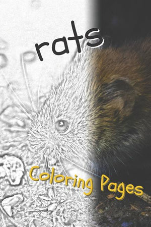 Rat Coloring Pages: Beautiful Rats Drawings for Kids and for Adults Relaxation
