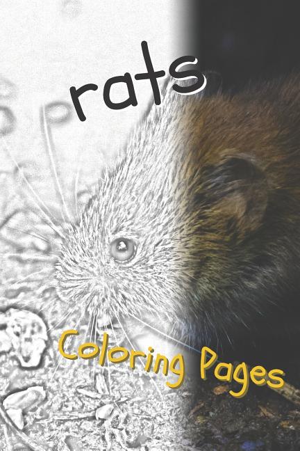 Rat Coloring Pages: Beautiful Rats Drawings for Kids and for Adults Relaxation