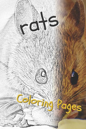 Rat Coloring Pages: Beautiful Rats Drawings for Kids and for Adults Relaxation